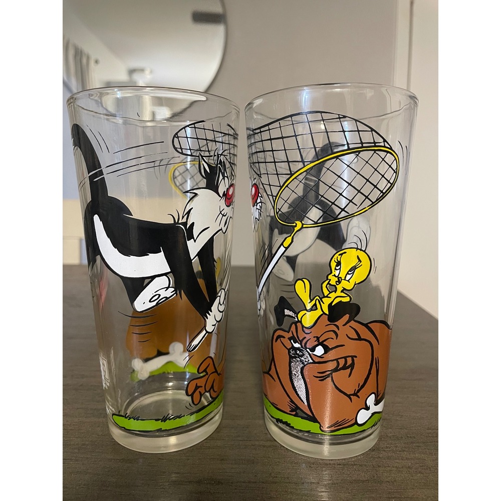 Vintage Sylvester & Tweety Bird 1976 Pepsi Collector Series Cup Warner Bro